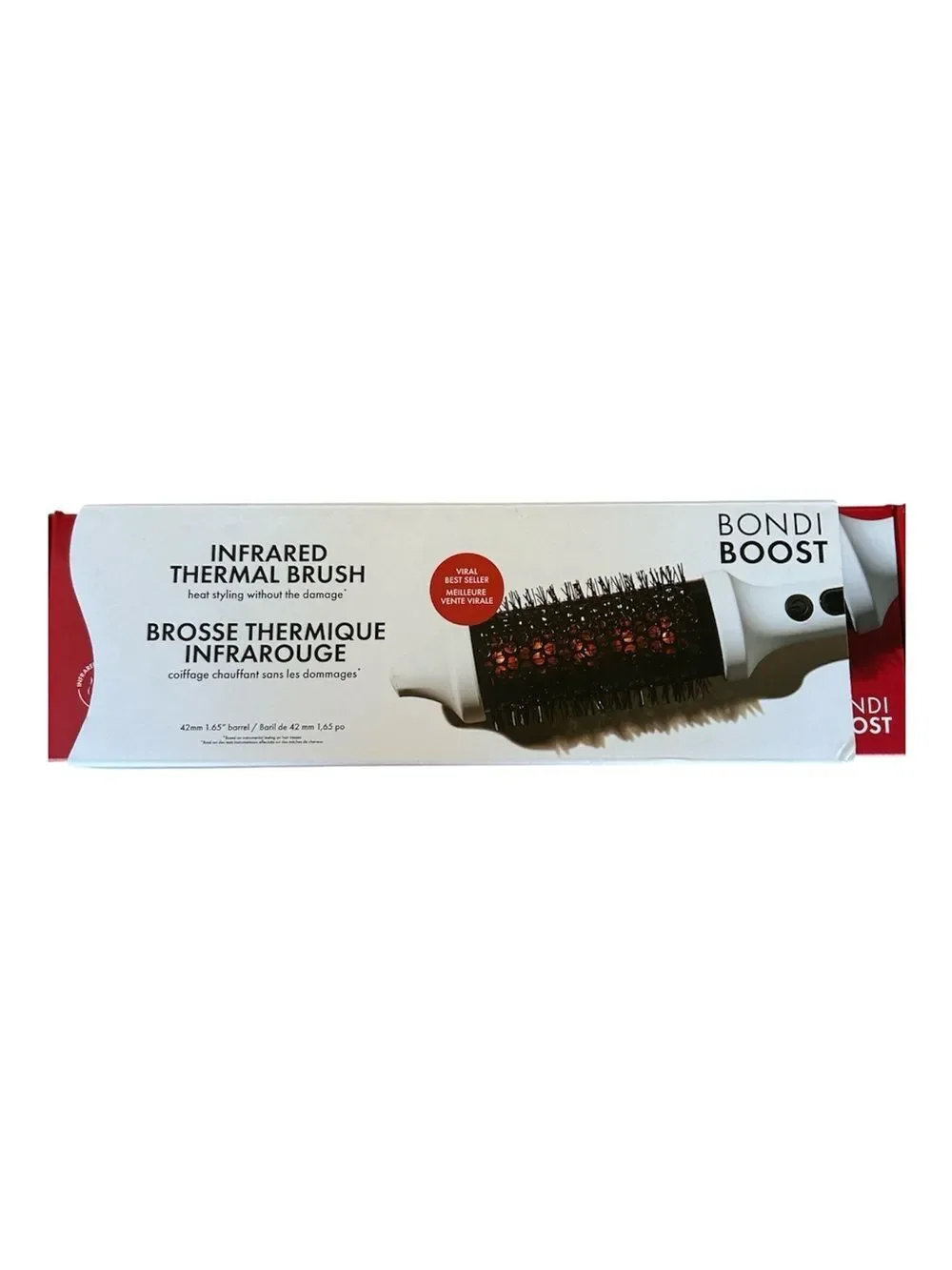 BONDI BOOST Infrared Bounce Thermal Brush, 1.65” barrel, sample brush. Minor use